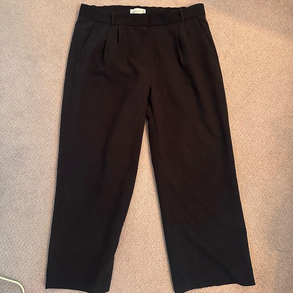 Abercrombie and Fitch Black Trousers